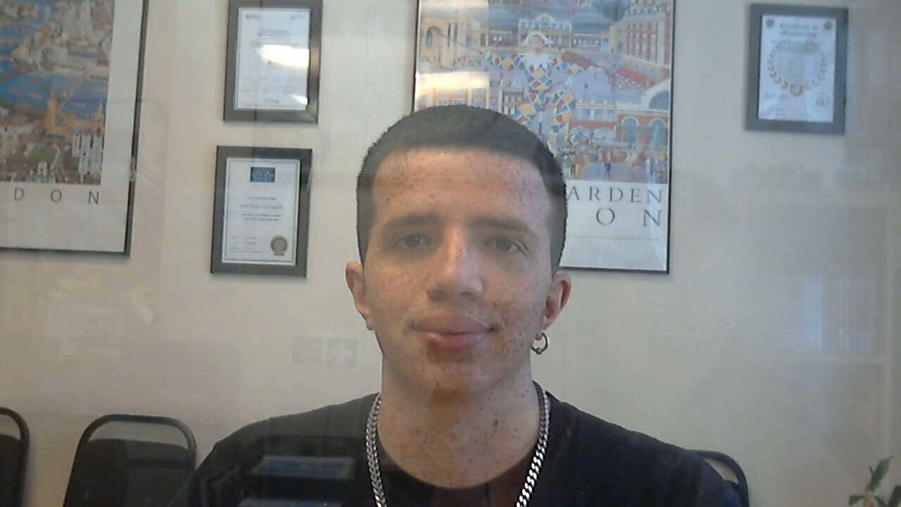 Stefano was chosen as the student of the month in August! ABC School