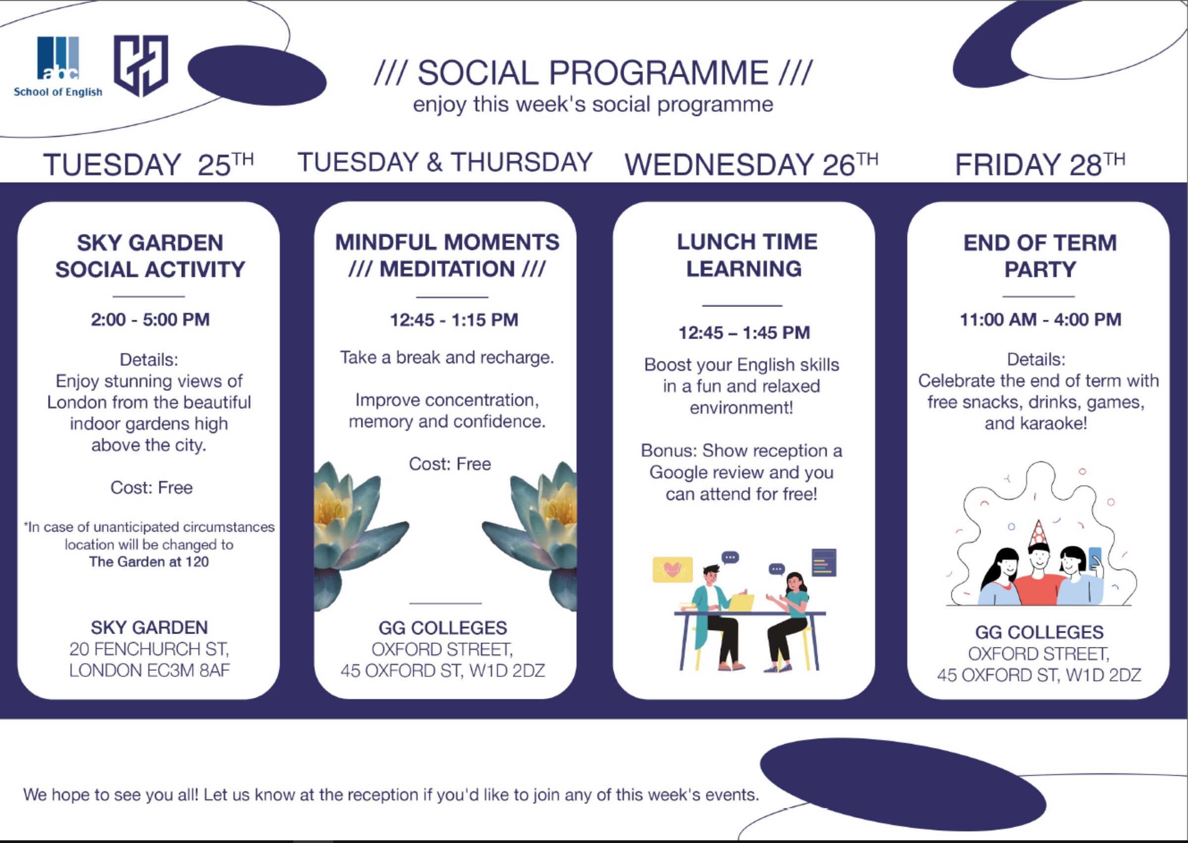 Social programme