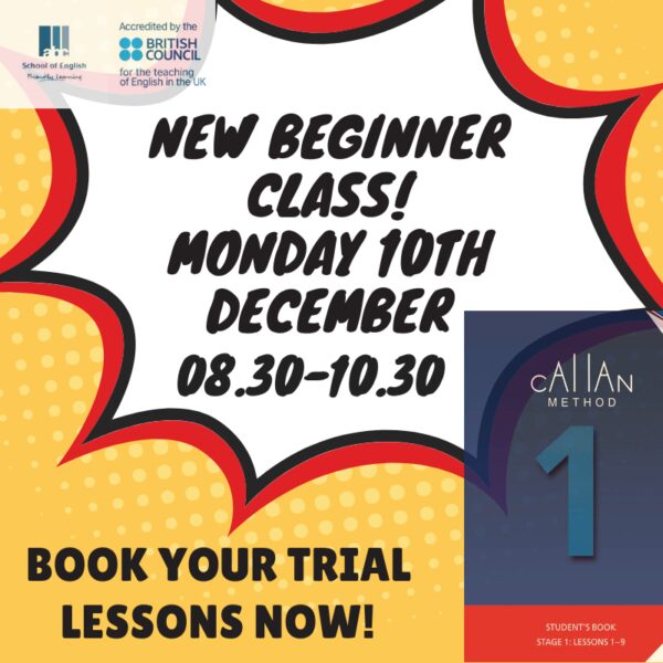 BEGINNERS CLASS new december