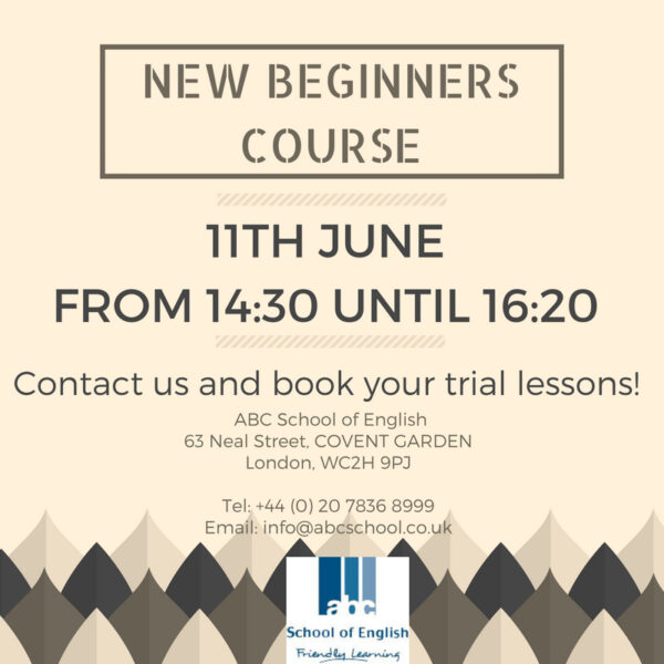 New beginner course 1