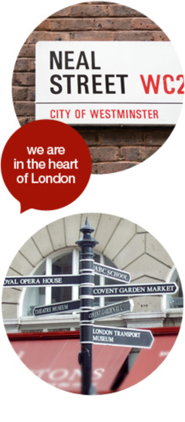 We are in the heart of london